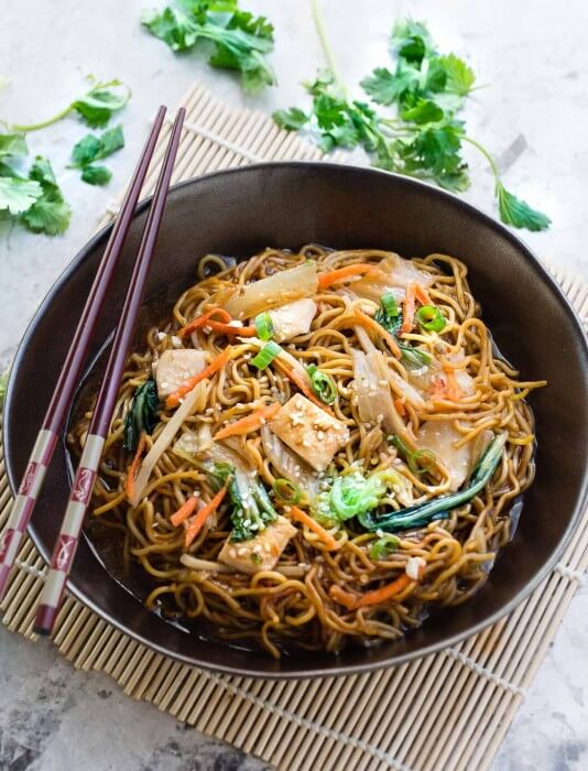 Chow Mein with Chicken
