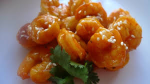 Shrimps with Sesame