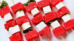 Watermelon with Cheese