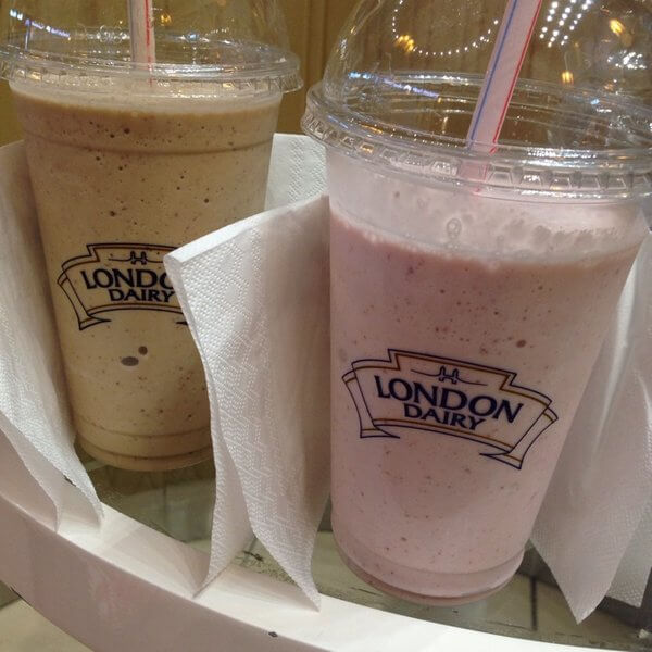 Milk Sheak with Ice Cream