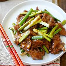 Veal with Green Pepper