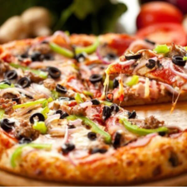 صاج بيتزا خضار