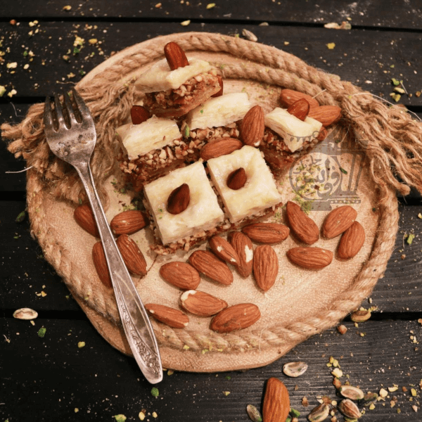 Baklawa with almonds