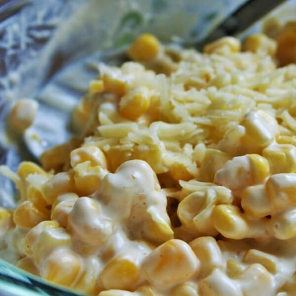 Corn with mayonnaise
