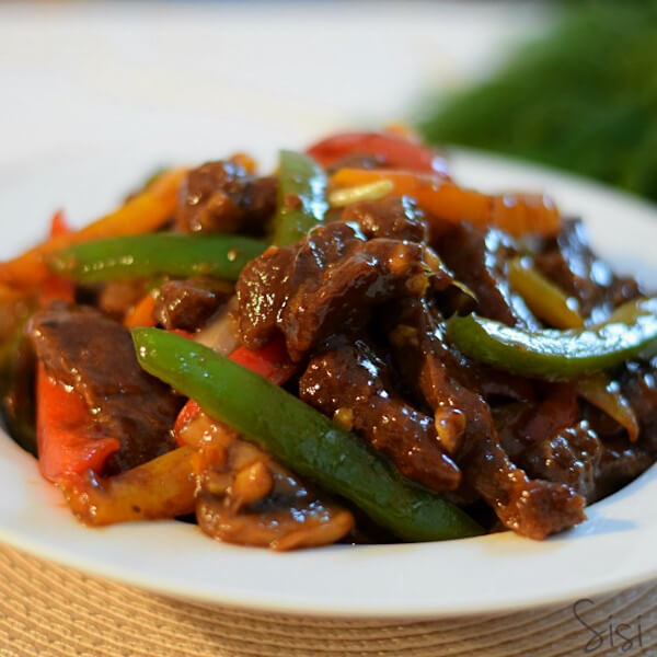 Oyster Sauce Beef ( shaw chaw ) 