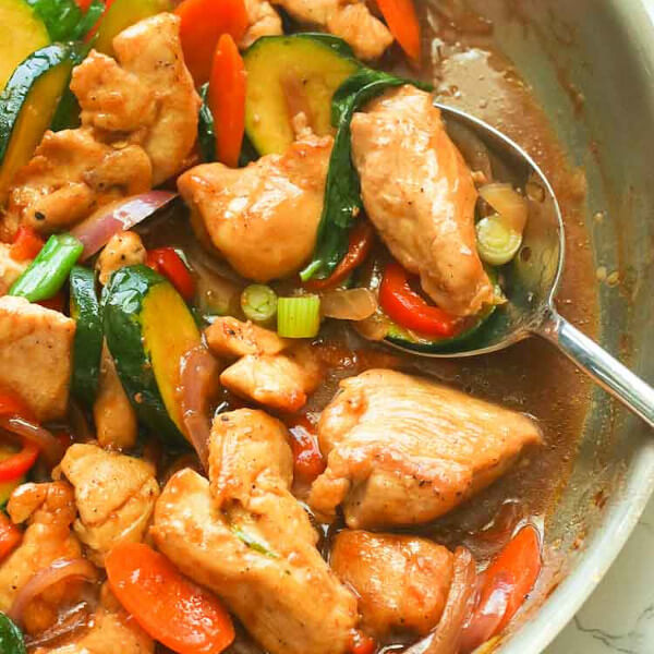 Chicken with Chinese vegetable