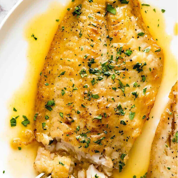 Fish fillet with lemon
