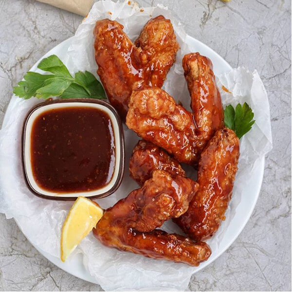 BBQ sauce wings 