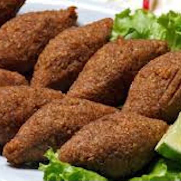 Fresh meat kubbeh ( fried ) - one piece 