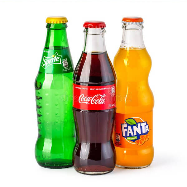 Coca-cola, Sprite, Fanta