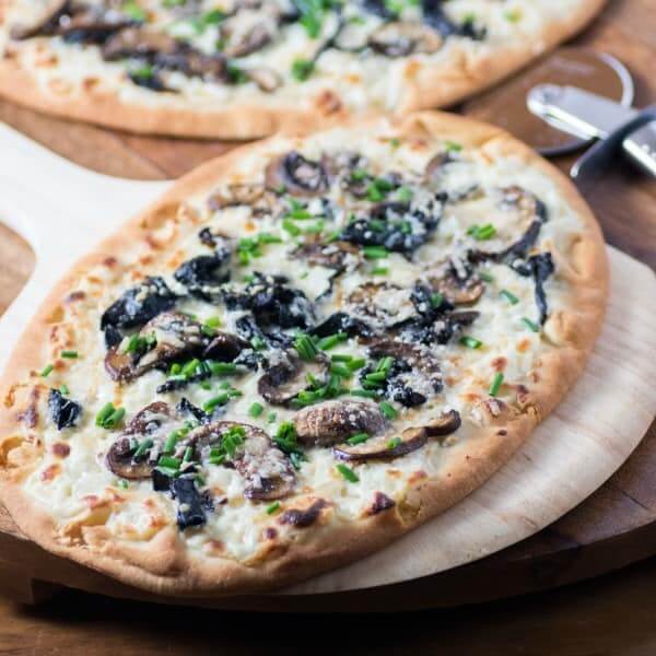 Mushroom&Olive Pizza