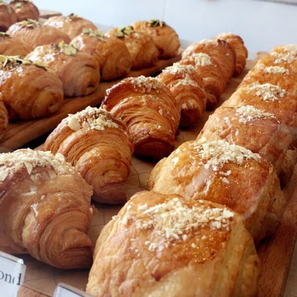 Sweet cheese croissant