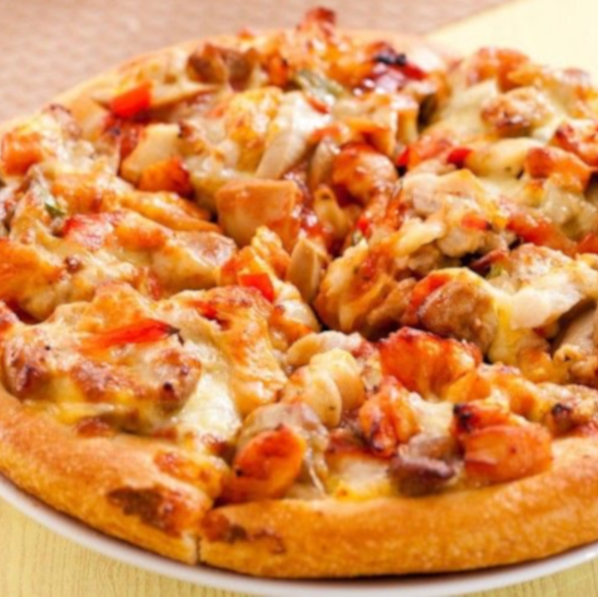 Vegetable Pizza With Chicken