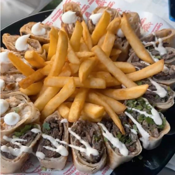 وجبة شاورما عربي دبل دجاج
