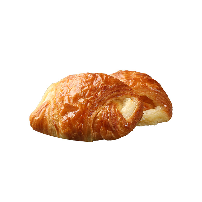 Croissant with sweet cheese
