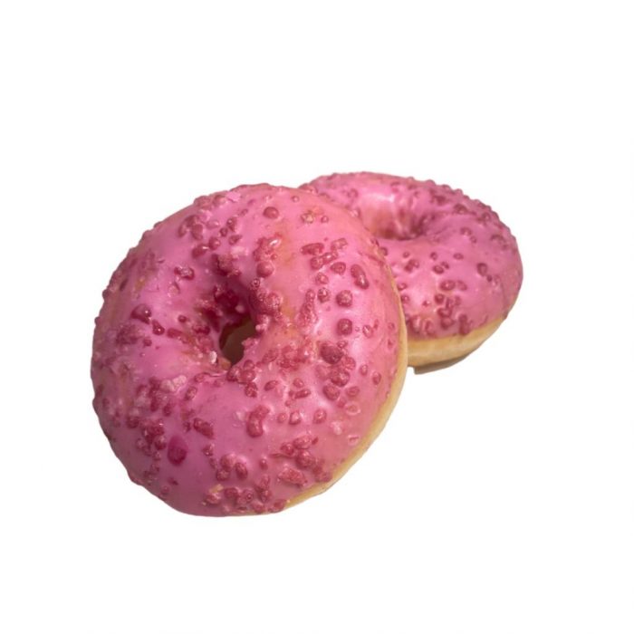 Donuts with strawberry filling