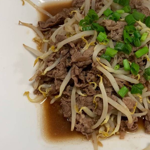 Beef With Bean Sprouts