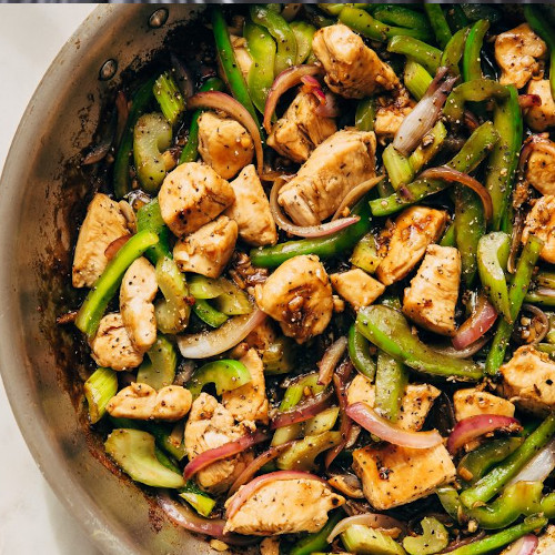 Chicken With Green Pepper