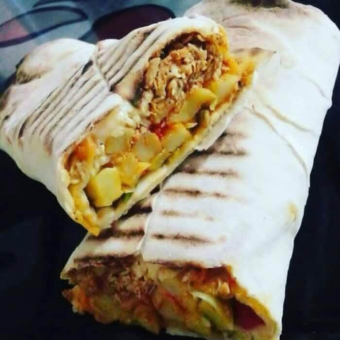 Chicken shawarma sandwich