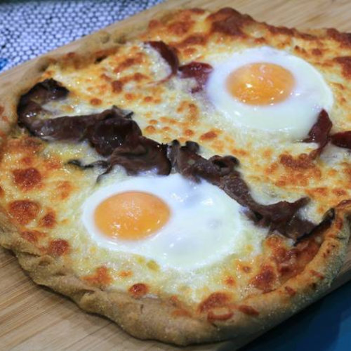 Eggs with Roast Beef
