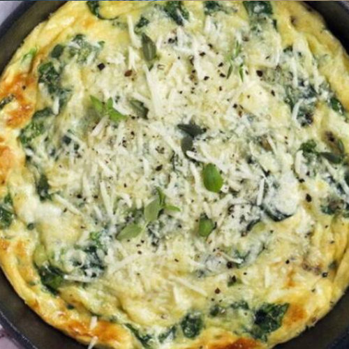 Egg with spinach