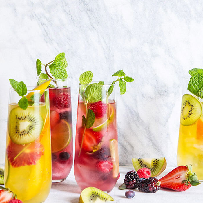 tropical fruit cocktail