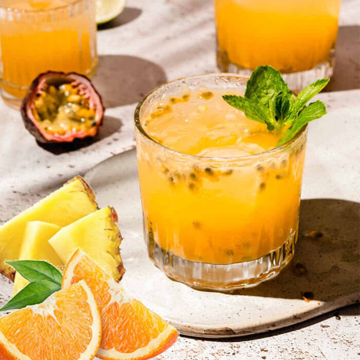 passiflora fruit orange pineapple juice