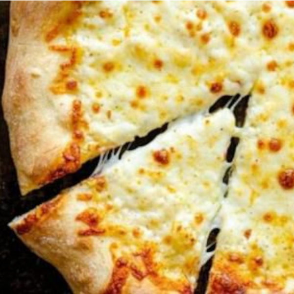 White cheese pizza