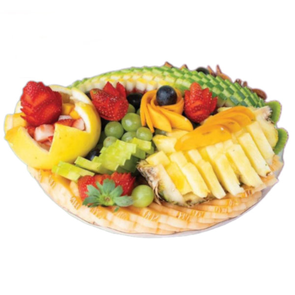 Ovel fruit platter