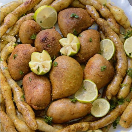 فوارغ وكرشات فته لبن 