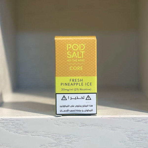 سائل إلكتروني بنكهة ثلج الأناناس الطازج من POD SALT 