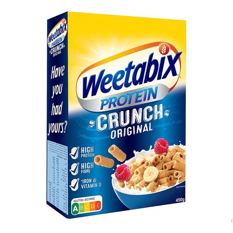 Weetabix سيريال قمح عالي البروتين 450غ - المقرمش