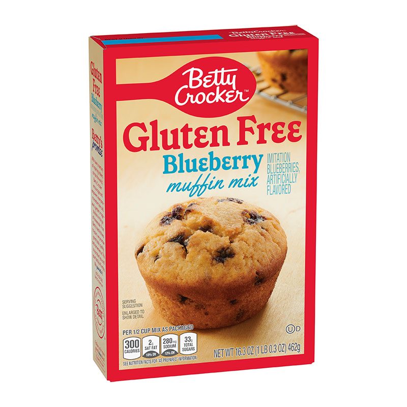 Betty Crocker خليط مافن بالبلوبيري خالي من الغلوتين 462غ