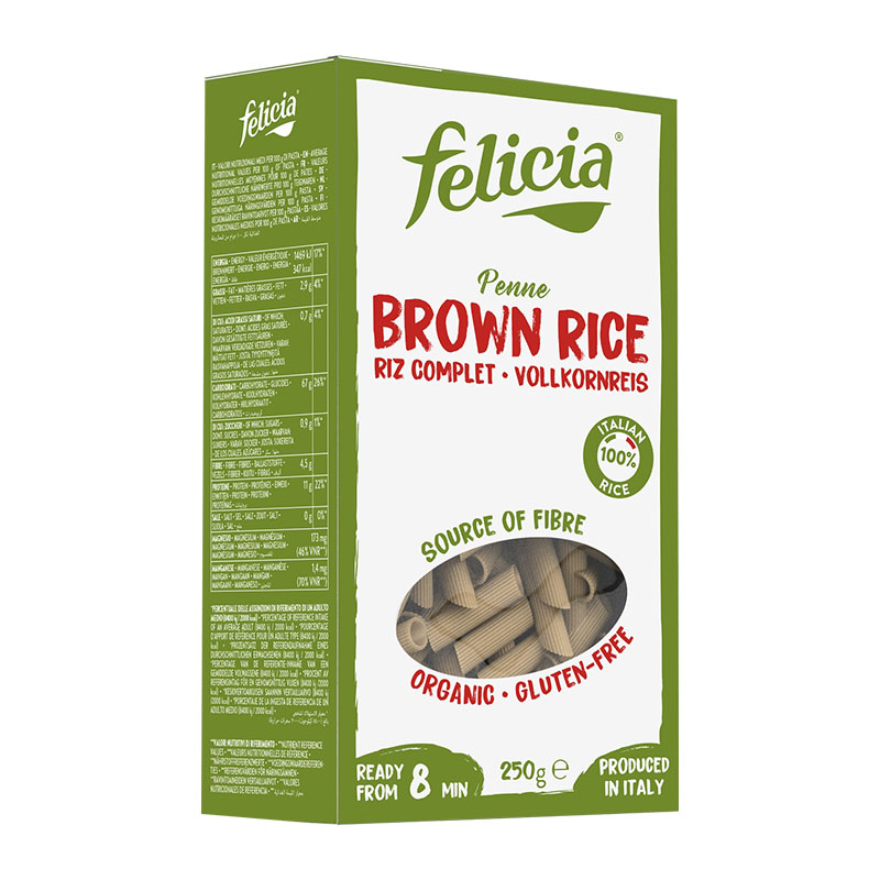 Felicia باستا بينّه أرز بني بدون غلوتين 250غ
