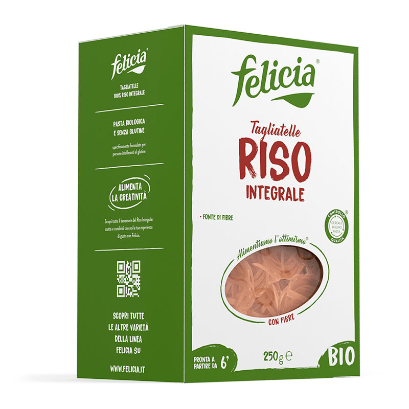 Felicia باستا فوتشيني أرز بني بدون غلوتين 250غ