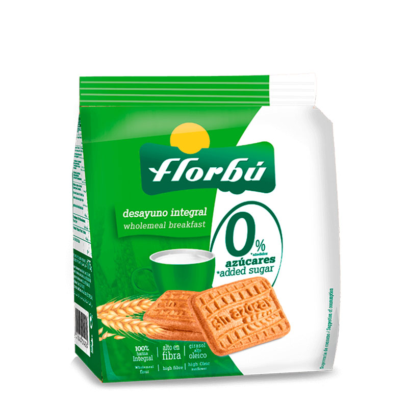 Florb? بسكويت إفطار بدون سكر مضاف 160غ