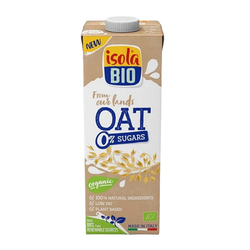 Isola حليب الشوفان بدون سكر 1لتر