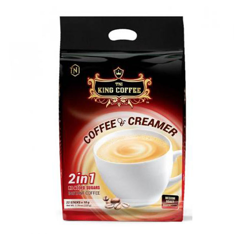 King Coffee قهوة سريعة التحضير مع مُبيّض 10غ 24 كيس