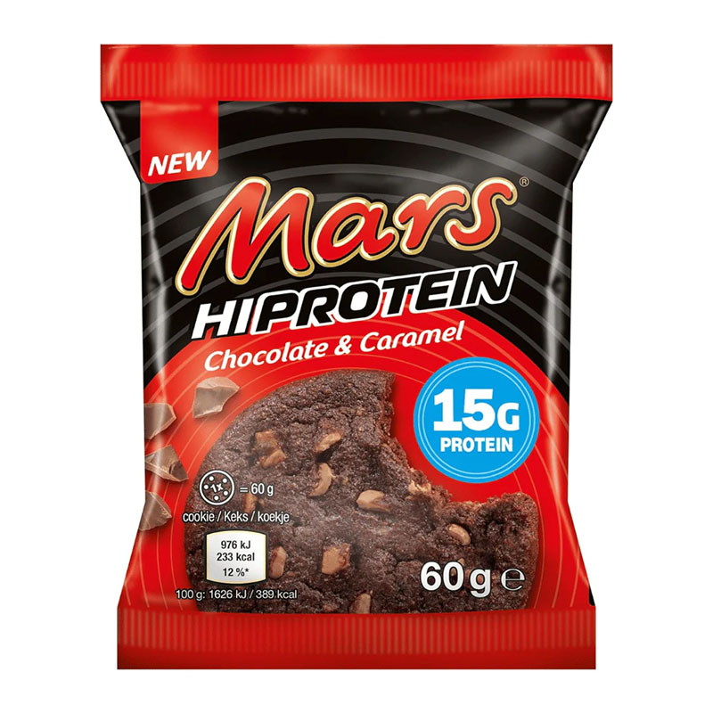 Mars بسكويت بروتين بطعم الشوكولاتة والكراميل 60غ