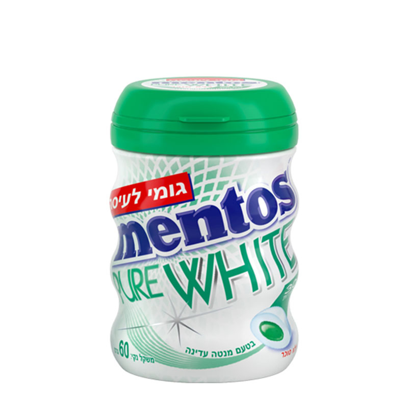 Mentos علكة خالية من السكر بطعم النعنع الأخضر 60غ