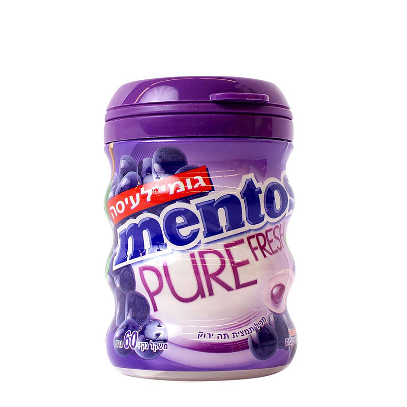 Mentos علكة خالية من السكر بطعم العنب 60غ