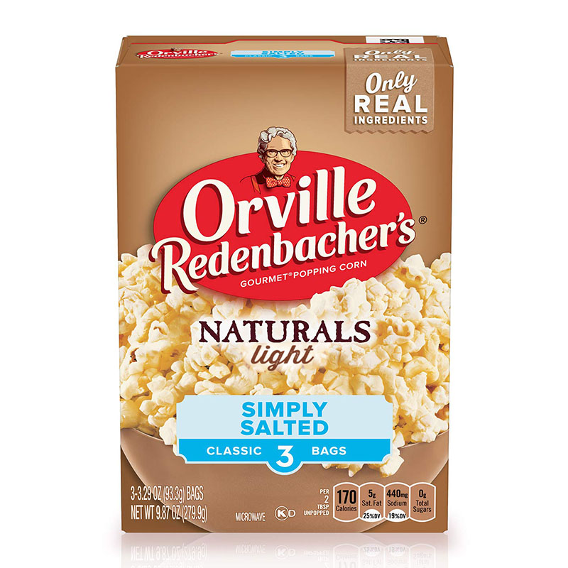 Orville بوشار ميكروويف لايت 3 أكياس 228غ