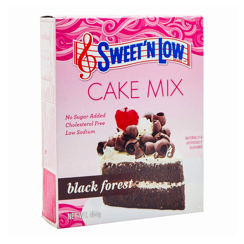 Sweet n Low خليط كيك بطعم بلاك فوريست خالي من السكّر 454غ