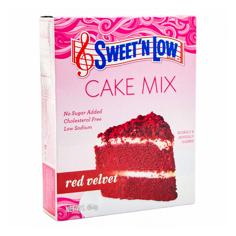 Sweet n Low خليط كيك بطعم ريد فيلفت خالي من السكّر 454غ