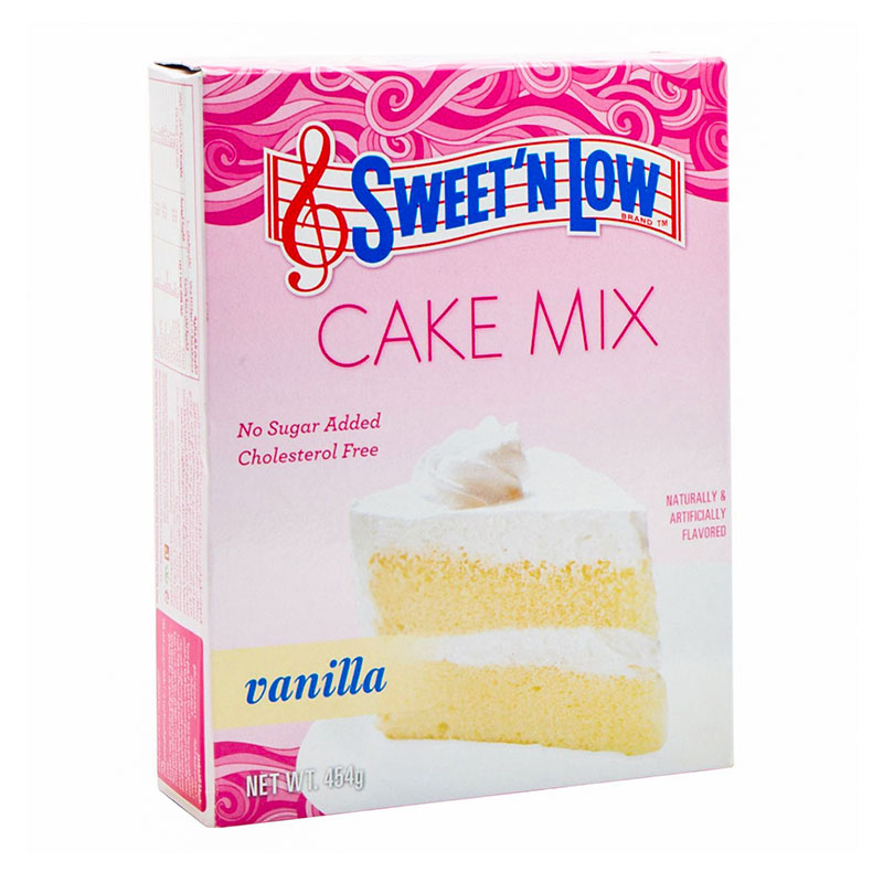Sweet n Low خليط كيك بطعم الفانيلا خالي من السكّر 454غ