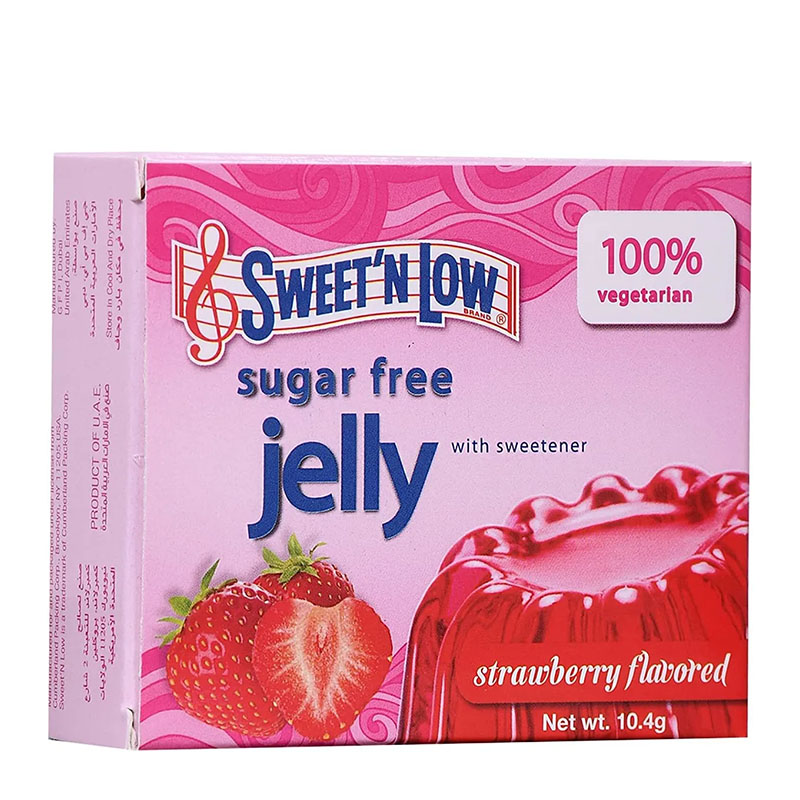 Sweet n Low جيلي خالي من السكر بنكهة الفراولة 10.4غ