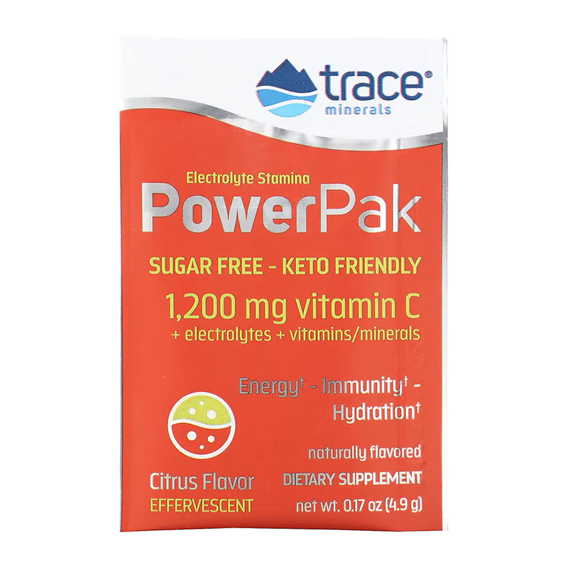 Trace Minerals مشروب فوار بالفيتامينات والمعادن والإلكترولايتس 5غ
