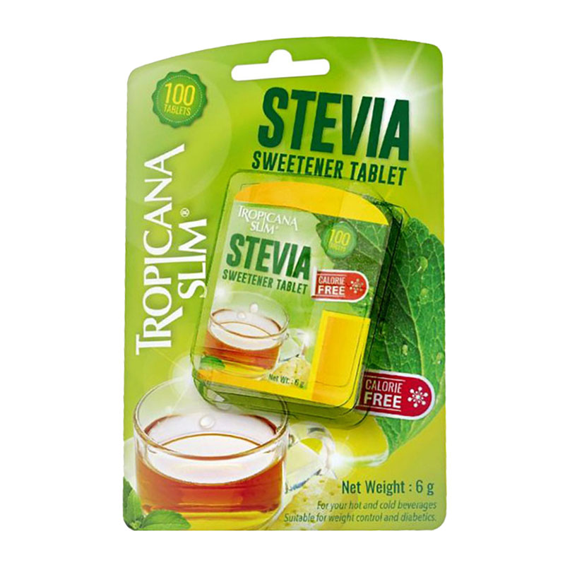 Tropicana Slim محلي ستيفيا أقراص، 100 قرص 6غ