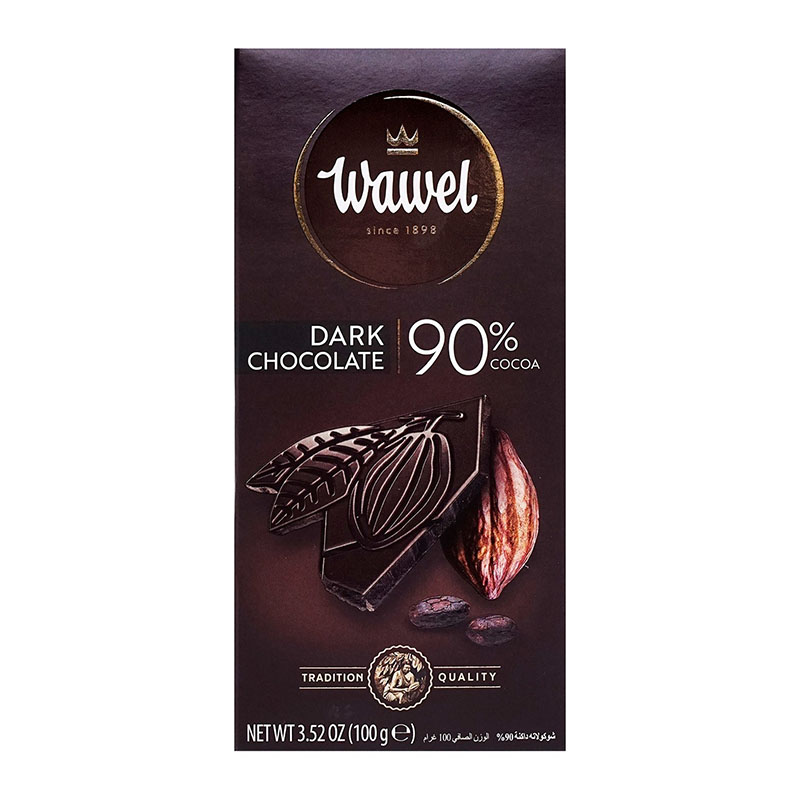 Wawel شوكولاتة داكنة 90? 100غ
