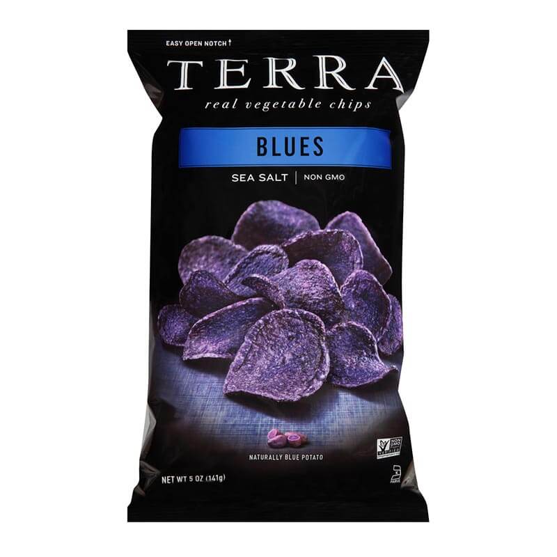 Terra شيبس خضار أزرق 110غ